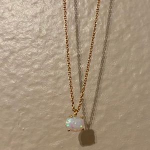 Anthropologie Opal Necklace